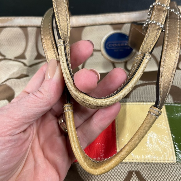 Coach Signature Stripe tote - F15538 - Picture 12 of 12